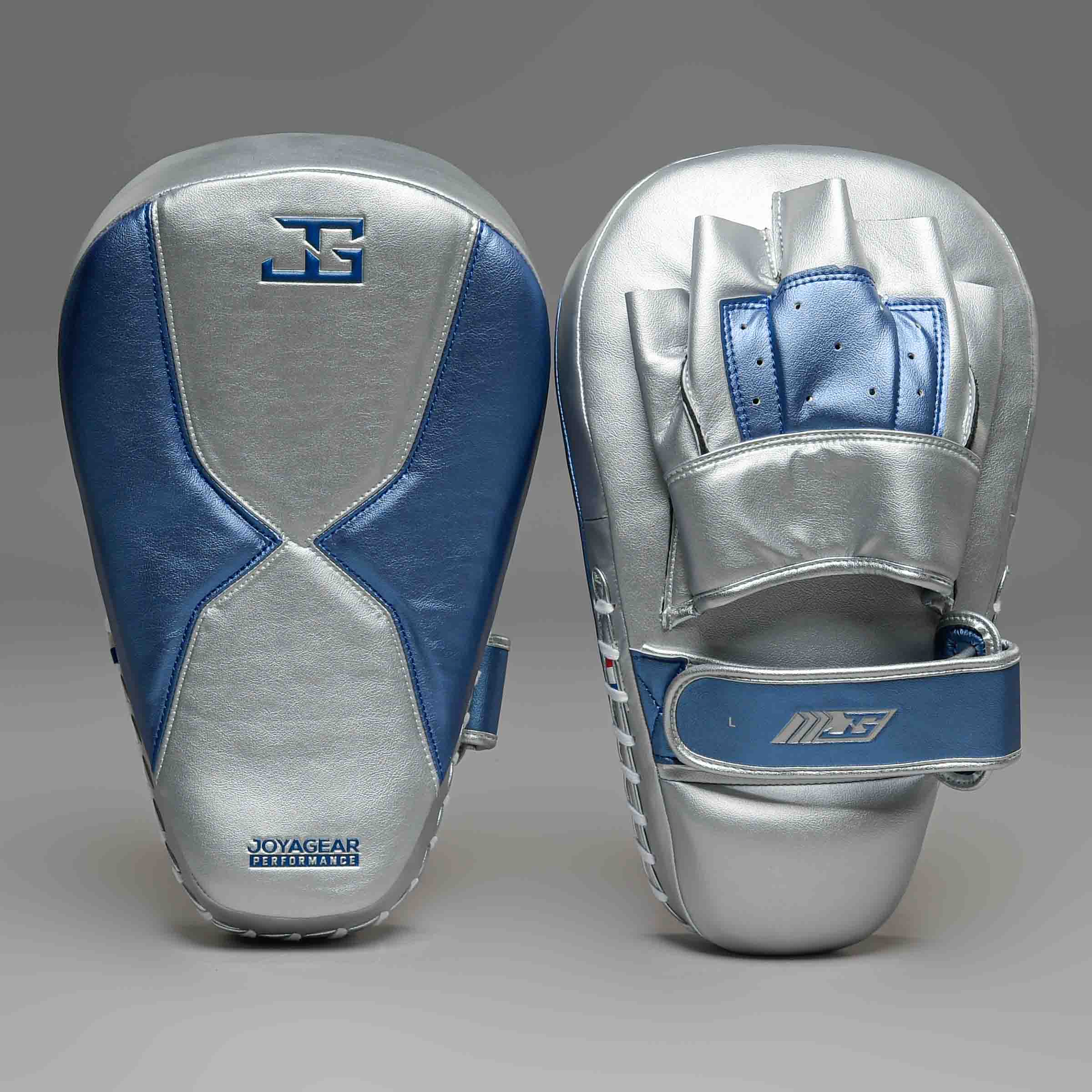 Joya Performance Focus Mitts FM200 Blau Silber Joya Performance Focus Mitts FM200 Blau Silber