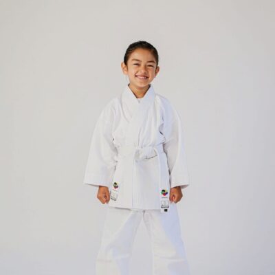 Arawaza Karateanzug - Lightweight Karateanzug SL für Anfänger WKF - Weiß (RKLWSLWKF)
