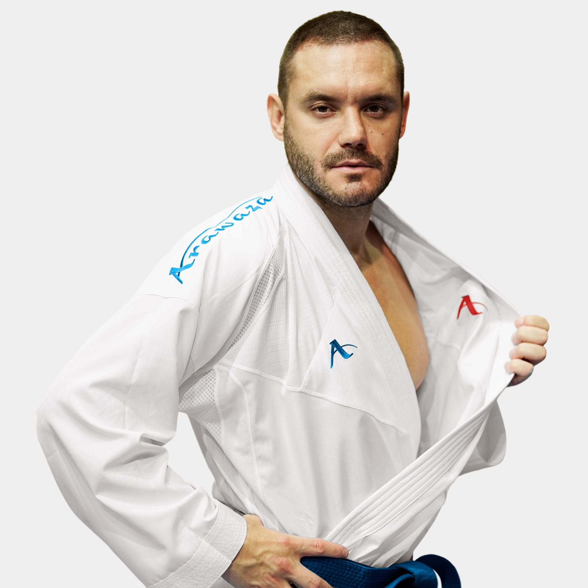 Arawaza Karateanzug - Rev x Reversable WKF approved - Blau / Rot (RKREXRPLWKF)