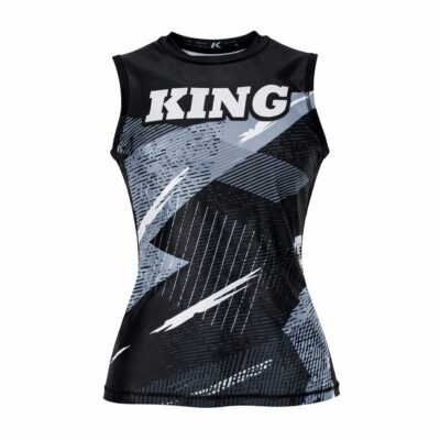 King Pro Boxing Damen Kompressionsshirt Schwarz (SHADOW 1 LADIES T SHIRT)