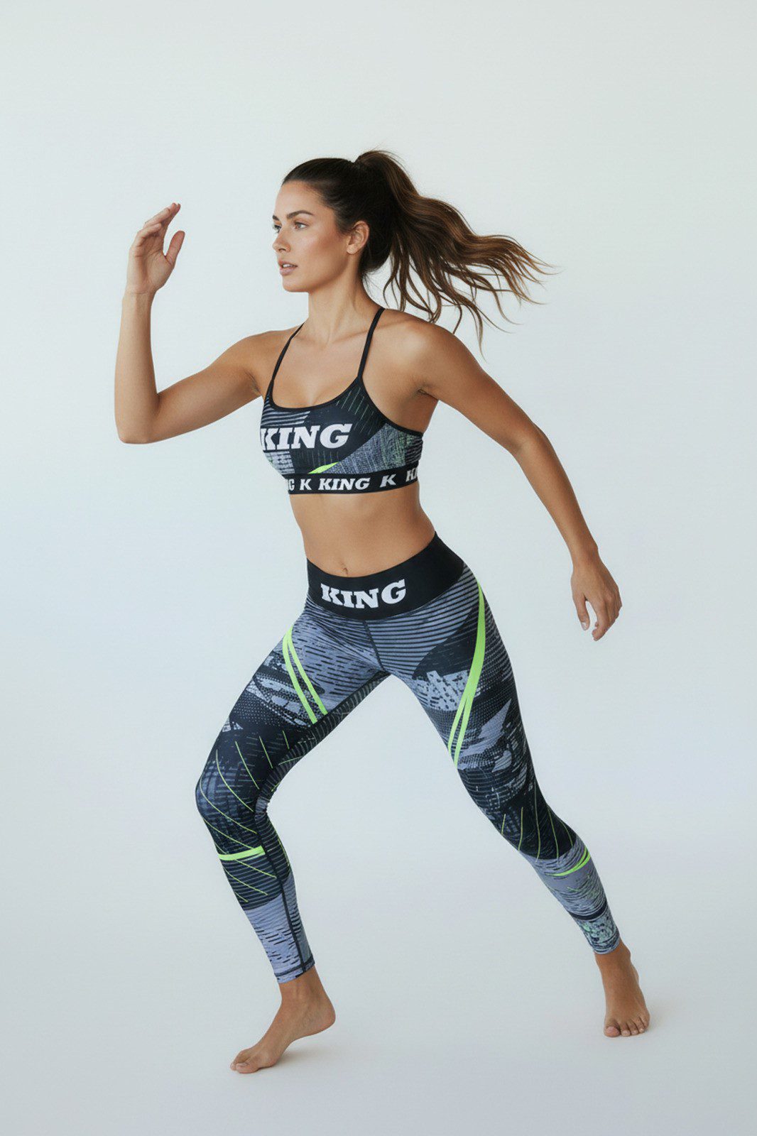 King Pro Boxing Damen Kompressionsleggings Shadow (SHADOW 2 LADIES SPATS)
