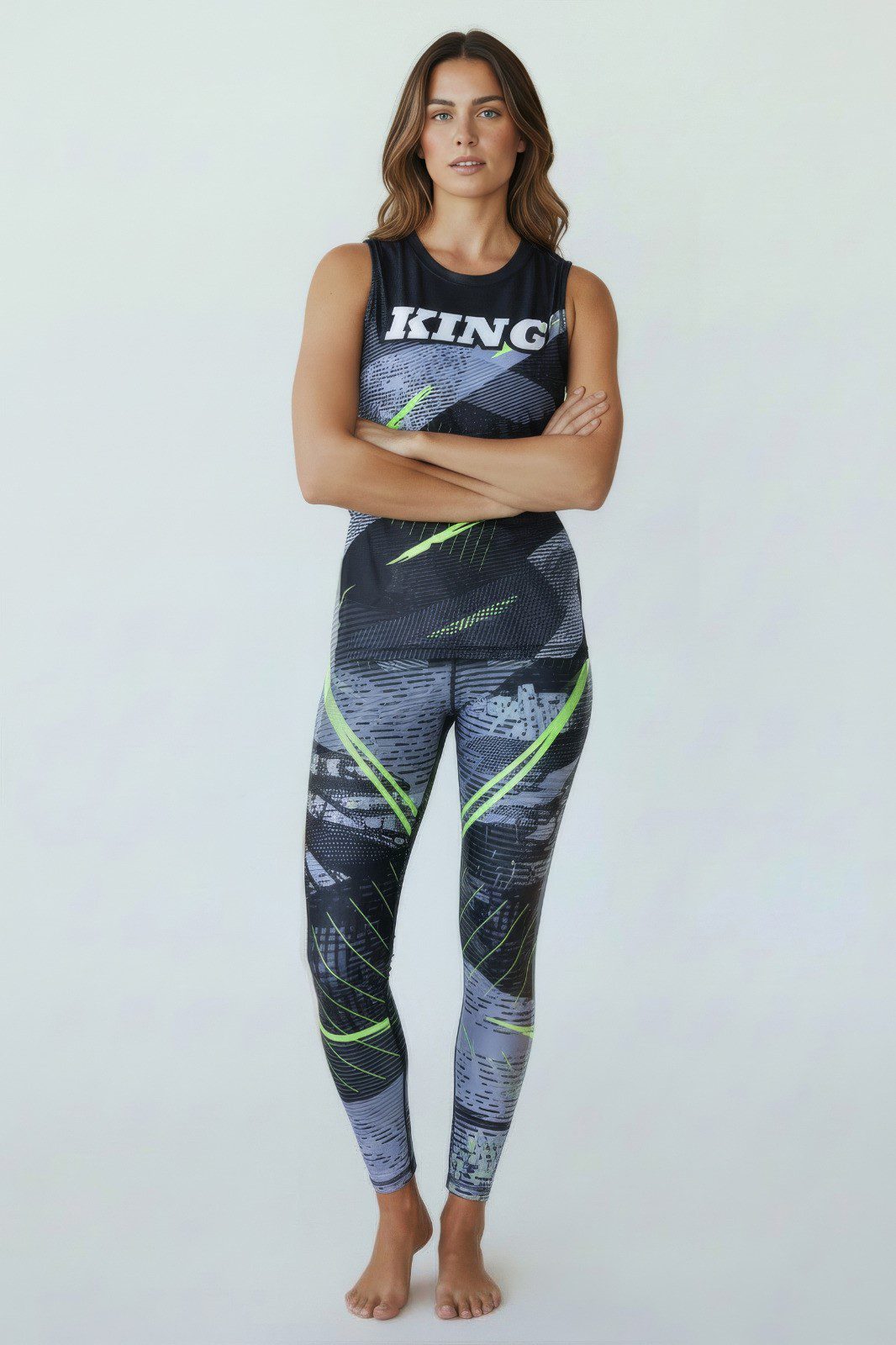 King Pro Boxing Damen Kompressionsshirt Shadow 2 (SHADOW 2 LADIES T SHIRT)