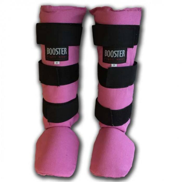 Booster Schienbein- und Spannschutz Kickboxen rosa Größe S Booster Schienbein- und Spannschutz Kickboxen rosa Größe S