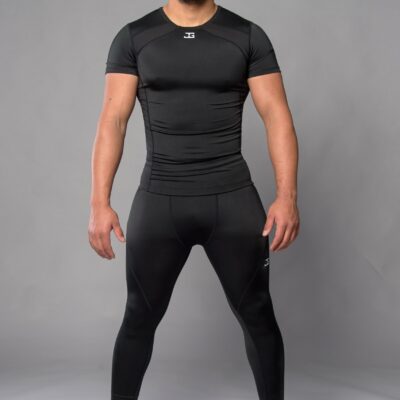 Joya Kompressions-Rashguard Kurzarm Schwarz Weiß Joya Kompressions-Rashguard Kurzarm Schwarz Weiß