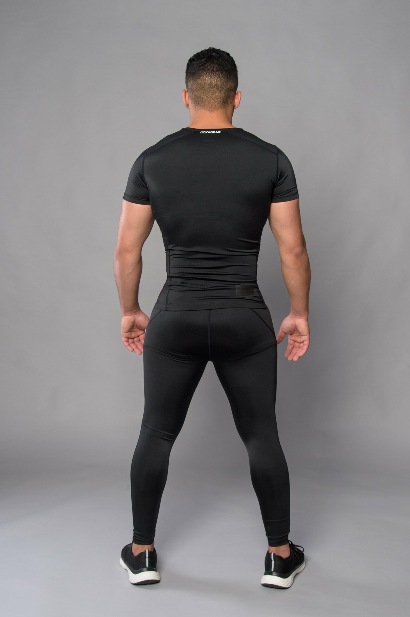Joya Kompressions-Rashguard Kurzarm Schwarz Weiß Joya Kompressions-Rashguard Kurzarm Schwarz Weiß