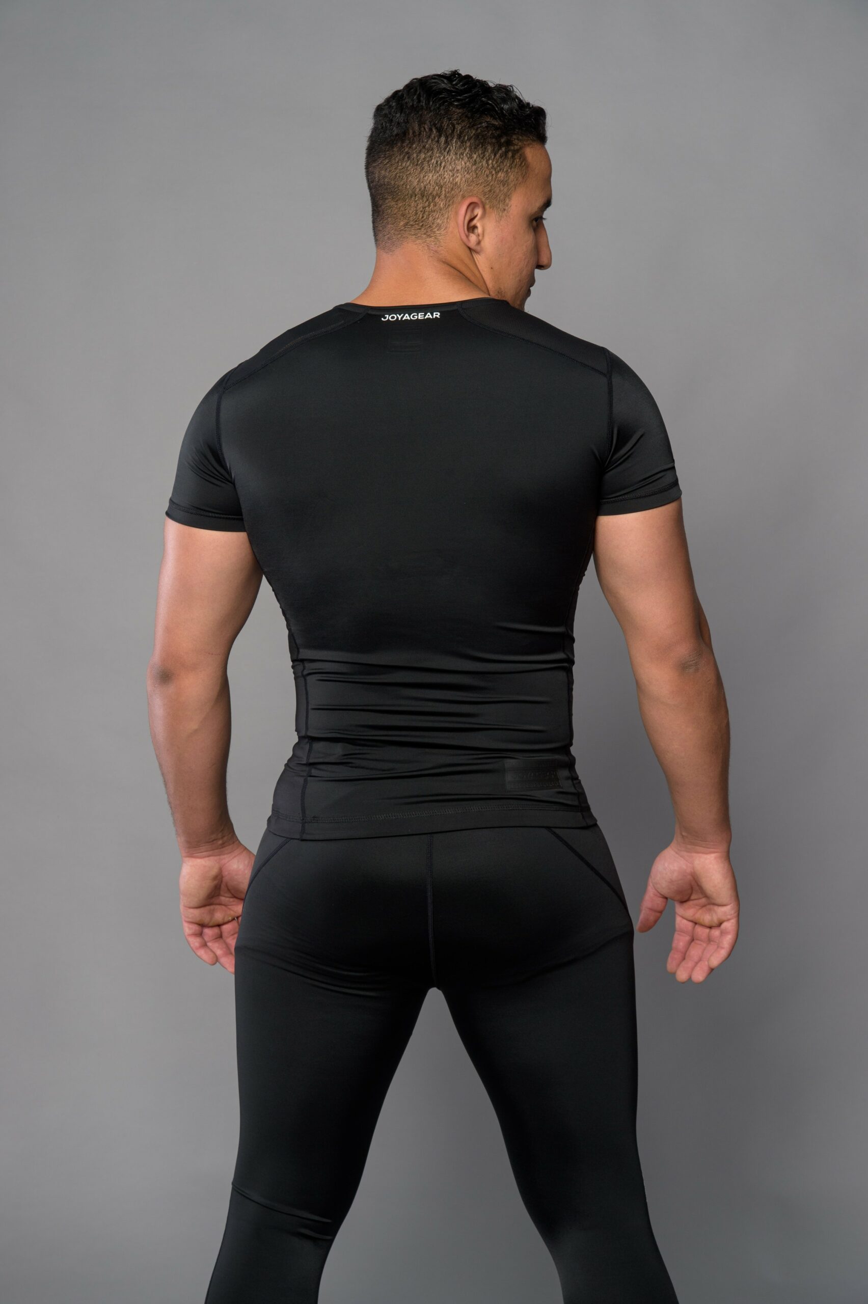 Joya Kompressions-Rashguard Kurzarm Schwarz Weiß Joya Kompressions-Rashguard Kurzarm Schwarz Weiß