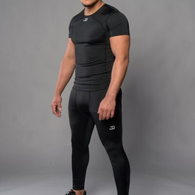 Joya Kompressions-Rashguard Kurzarm Schwarz Weiß Joya Kompressions-Rashguard Kurzarm Schwarz Weiß
