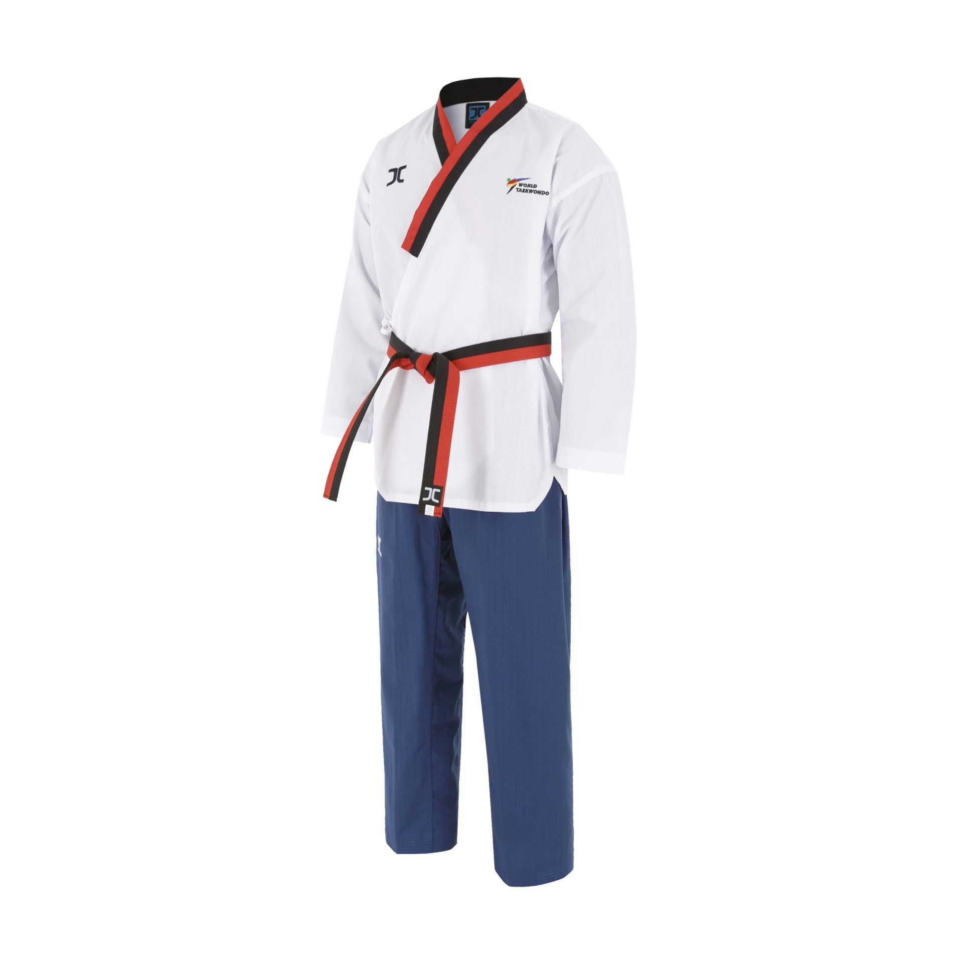 JCalicu Taekwondoanzug - Poomsae Taekwondoanzug Poom Kinder WT - weiß-blau (JC-T1080) JCalicu Taekwondoanzug - Poomsae Taekwondoanzug Poom Kinder WT - weiß-blau (JC-T1080)