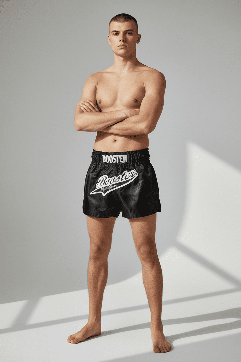 Booster Fight Gear Kickbox-Shorts Slugger Black (TBT SLUGGER BLACK) Booster Fight Gear Kickbox-Shorts Slugger Black (TBT SLUGGER BLACK)