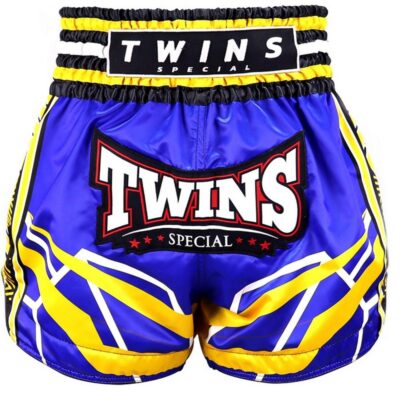 Twins Special Kickbox-Shorts Racing Blue Yellow (TTBL RACING BLUE YELLOW) Twins Special Kickbox-Shorts Racing Blue Yellow (TTBL RACING BLUE YELLOW)