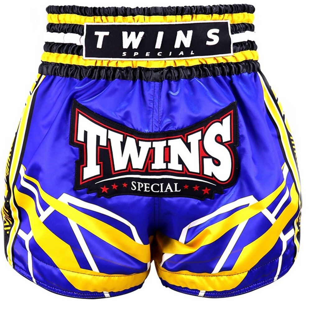 Twins Special Kickbox-Shorts Racing Blue Yellow (TTBL RACING BLUE YELLOW) Twins Special Kickbox-Shorts Racing Blue Yellow (TTBL RACING BLUE YELLOW)