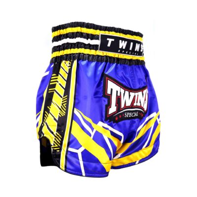 Twins Special Kickbox-Shorts Racing Blue Yellow (TTBL RACING BLUE YELLOW) Twins Special Kickbox-Shorts Racing Blue Yellow (TTBL RACING BLUE YELLOW)