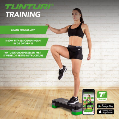 Tunturi Fitness Step - Aerobic Step Easy - Schwarz