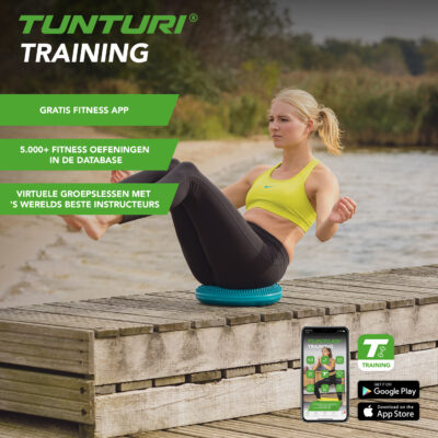 Tunturi Balancekissen - Air Stepper Pad - Schwarz