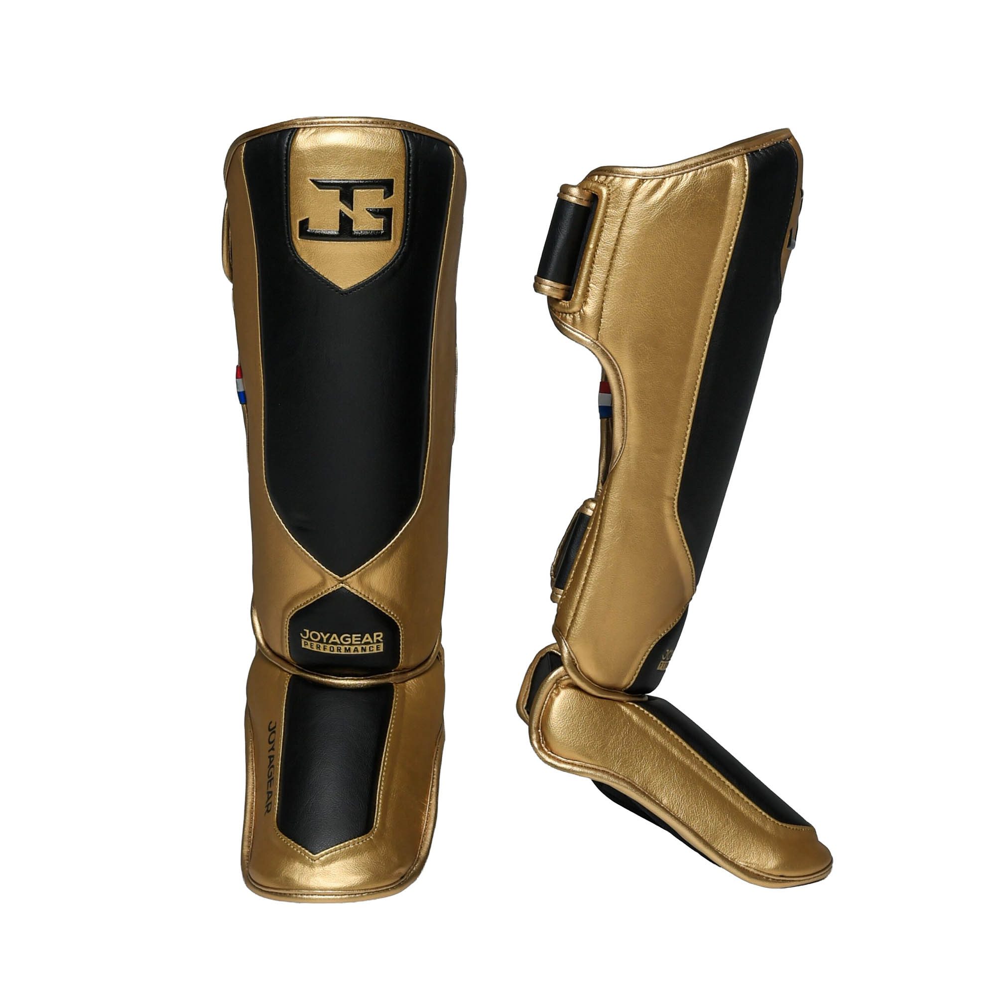 Joya Performance Schienbein- und Spannschutz Schwarz Gold