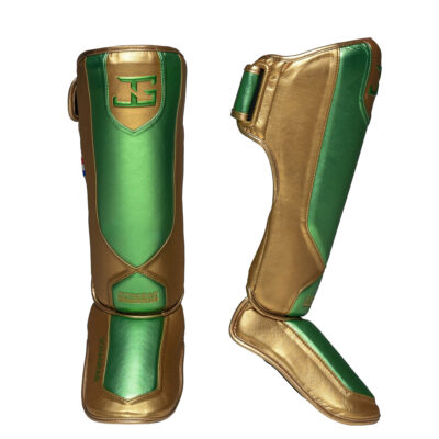 Joya Performance Schienbein- und Spannschutz Grün Gold
