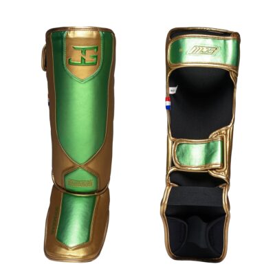 Joya Performance Schienbein- und Spannschutz Grün Gold