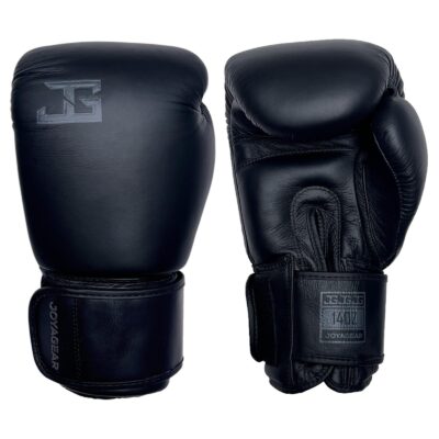 Joya Muay Thai Leder Boxhandschuhe schwarz schwarz