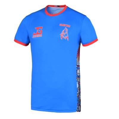 Joya Golden Wolf Dryfit Shirt Blau