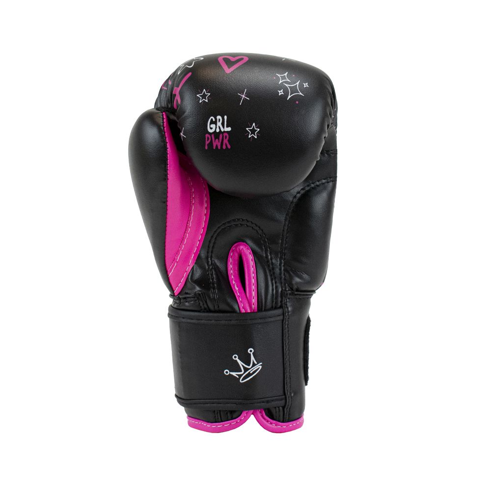 Super Pro Combat Gear Boxhandschuhe - Kinder Bear - Rosa / Schwarz / Weiß Super Pro Combat Gear Boxhandschuhe - Kinder Bear - Rosa / Schwarz / Weiß