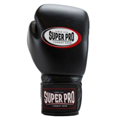 Super Pro Combat Gear Boxhandschuhe - Thai pro Leder (Thai) Boxhandschuhe - Schwarz Super Pro Combat Gear Boxhandschuhe - Thai pro Leder (Thai) Boxhandschuhe - Schwarz