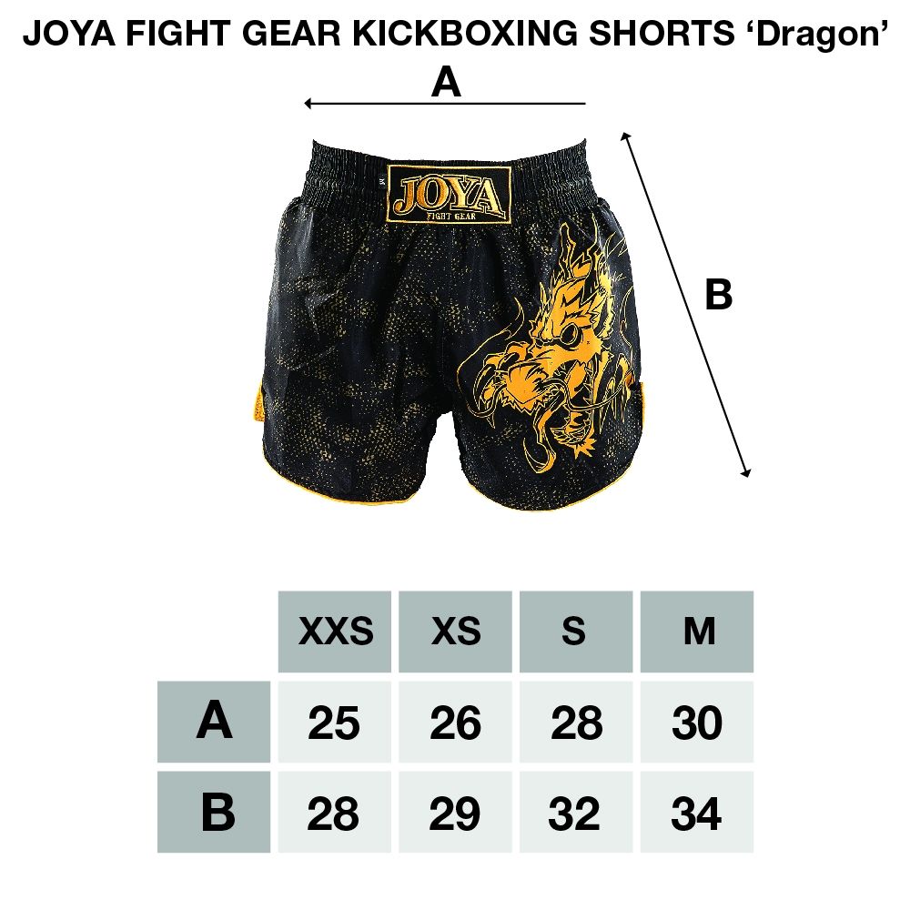 Joya Dragon Kickbox-Shorts Weiß Joya Dragon Kickbox-Shorts Weiß