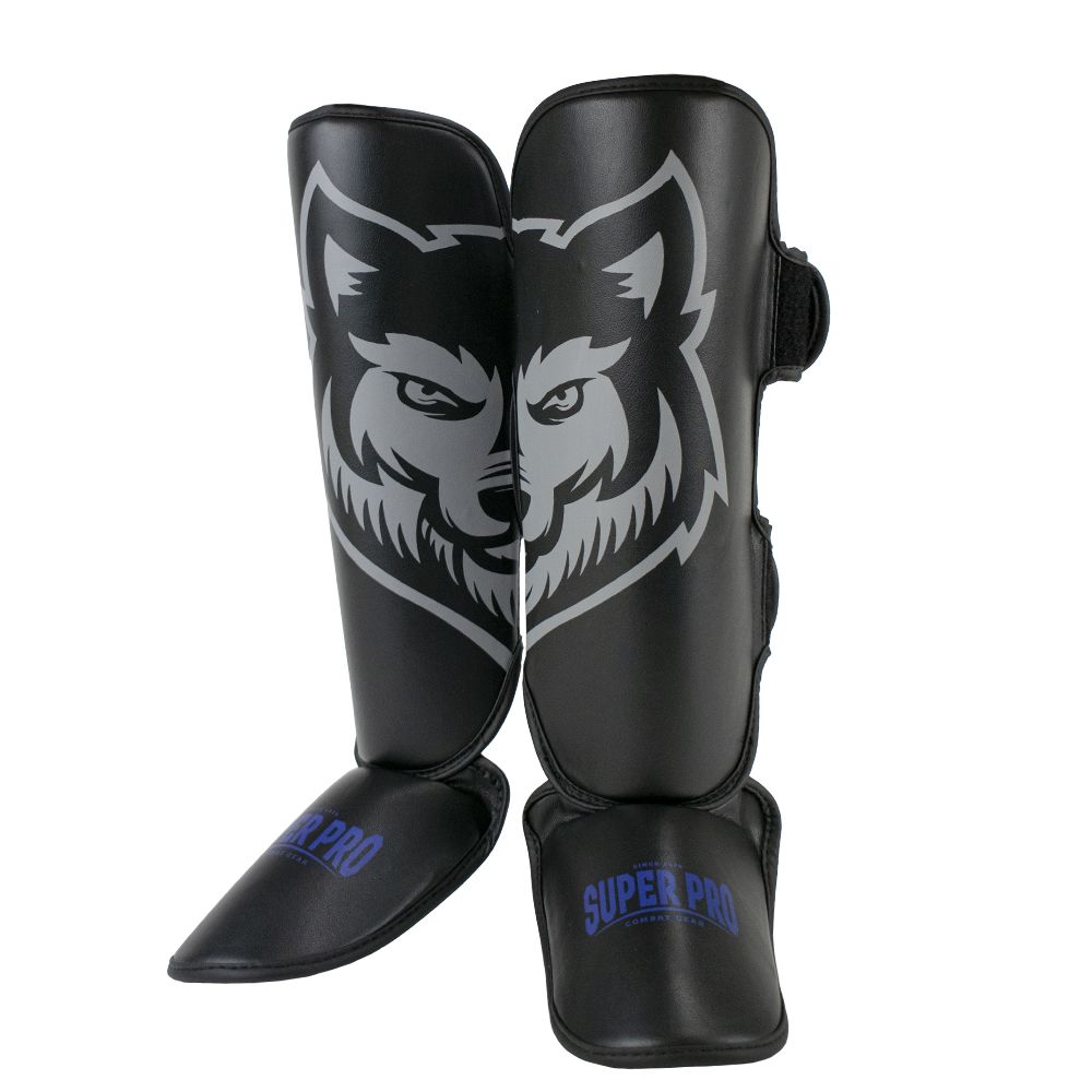 Super Pro Combat Gear Schienbein- und Spannschutz - Wolf - Blau / Grau / Schwarz Super Pro Combat Gear Schienbein- und Spannschutz - Wolf - Blau / Grau / Schwarz