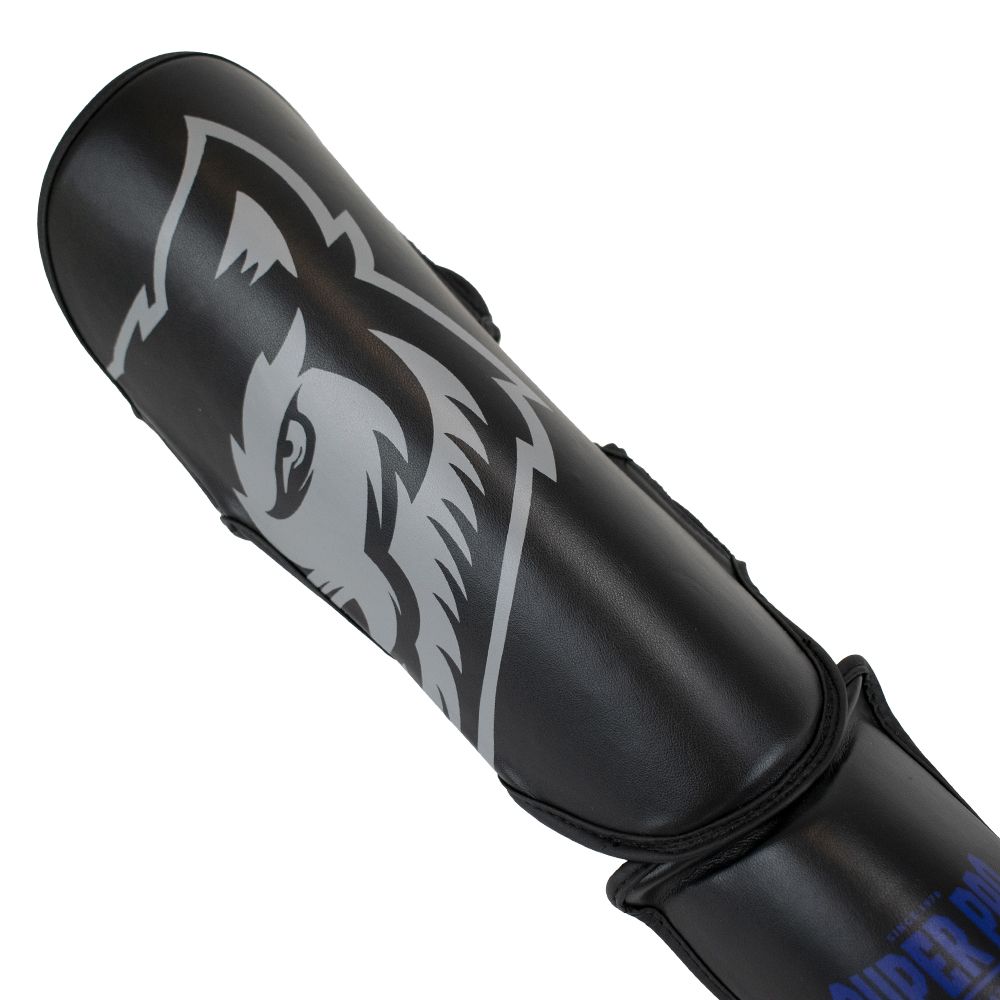 Super Pro Combat Gear Schienbein- und Spannschutz - Wolf - Blau / Grau / Schwarz Super Pro Combat Gear Schienbein- und Spannschutz - Wolf - Blau / Grau / Schwarz