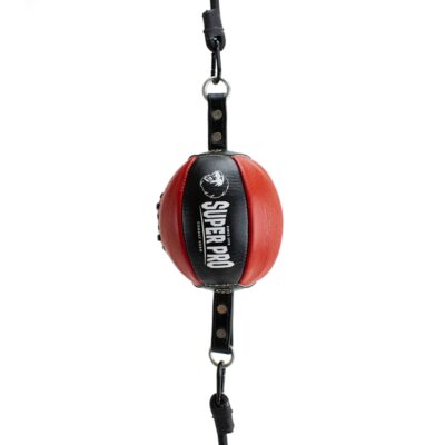 Super Pro Combat Gear Neu - Leder-Reflexball - Rot / Schwarz Super Pro Combat Gear Neu - Leder-Reflexball - Rot / Schwarz