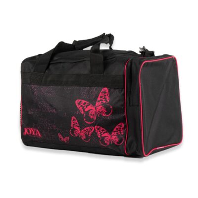 Joya Kids Butterfly Sporttasche Schwarz Rosa 28x45x28