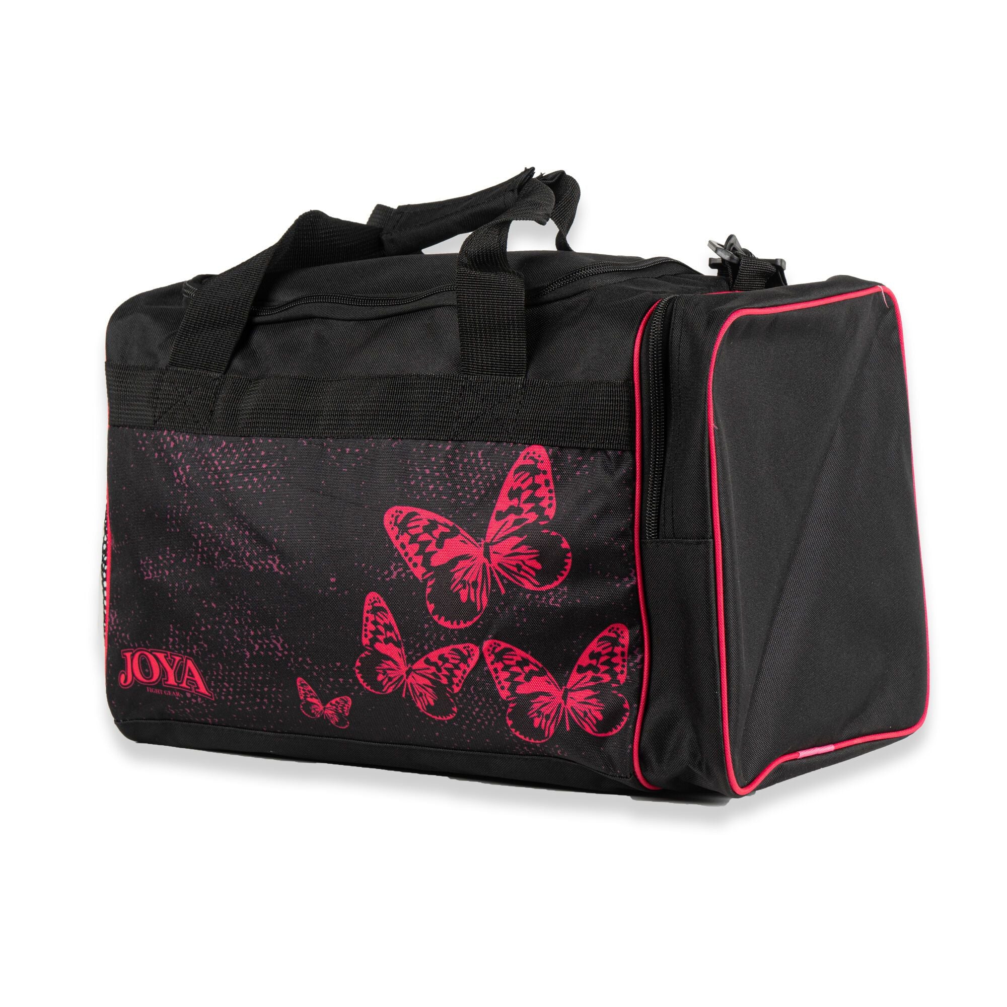 Joya Kids Butterfly Sporttasche Schwarz Rosa 28x45x28