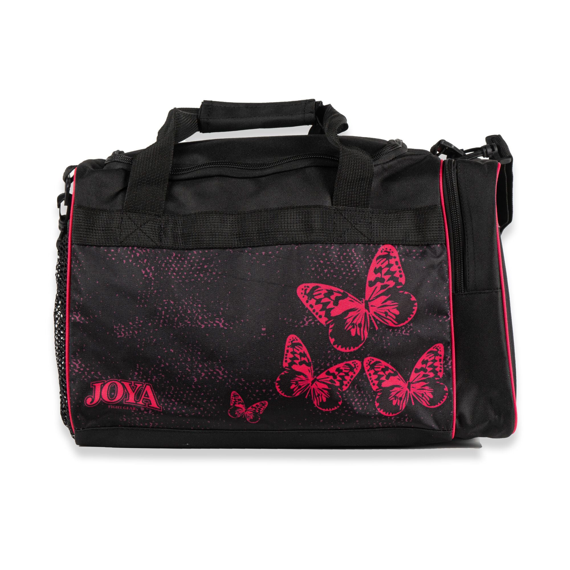Joya Kids Butterfly Sporttasche Schwarz Rosa 28x45x28 Joya Kids Butterfly Sporttasche Schwarz Rosa 28x45x28