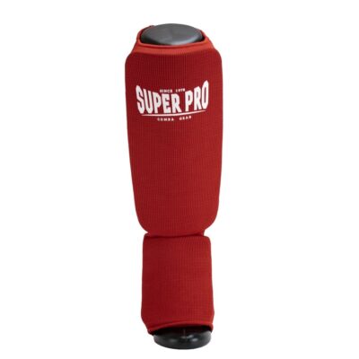 Super Pro Combat Gear Schienbein- und Spannschutz - Defender - Rot / Weiß Super Pro Combat Gear Schienbein- und Spannschutz - Defender - Rot / Weiß