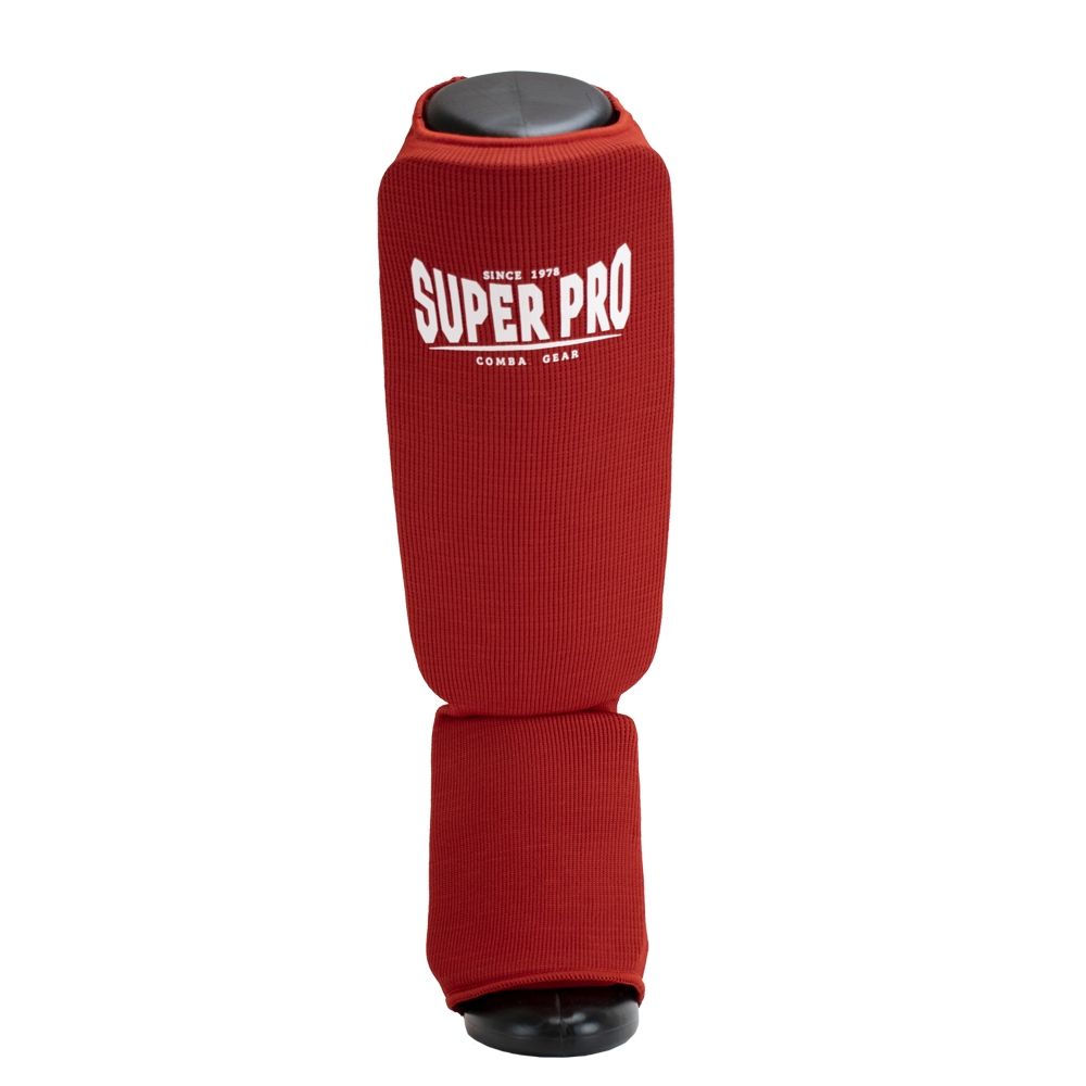 Super Pro Combat Gear Schienbein- und Spannschutz - Defender - Rot / Weiß Super Pro Combat Gear Schienbein- und Spannschutz - Defender - Rot / Weiß