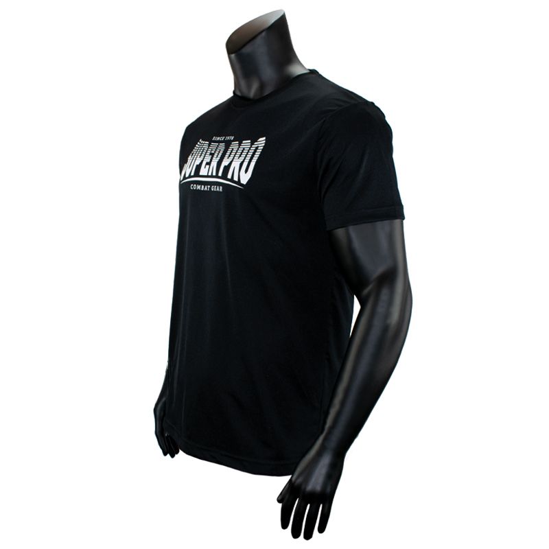 Super Pro Combat Gear Sportshirt - Dryfit T-Shirt Stripes S - Schwarz / Weiß Super Pro Combat Gear Sportshirt - Dryfit T-Shirt Stripes S - Schwarz / Weiß