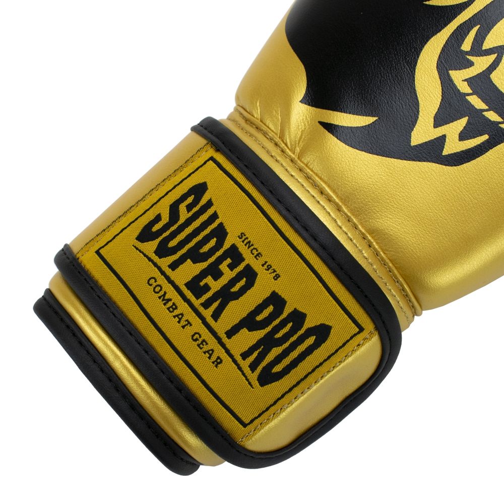 Super Pro Combat Gear Boxhandschuhe - Talent - Gold / Schwarz Super Pro Combat Gear Boxhandschuhe - Talent - Gold / Schwarz
