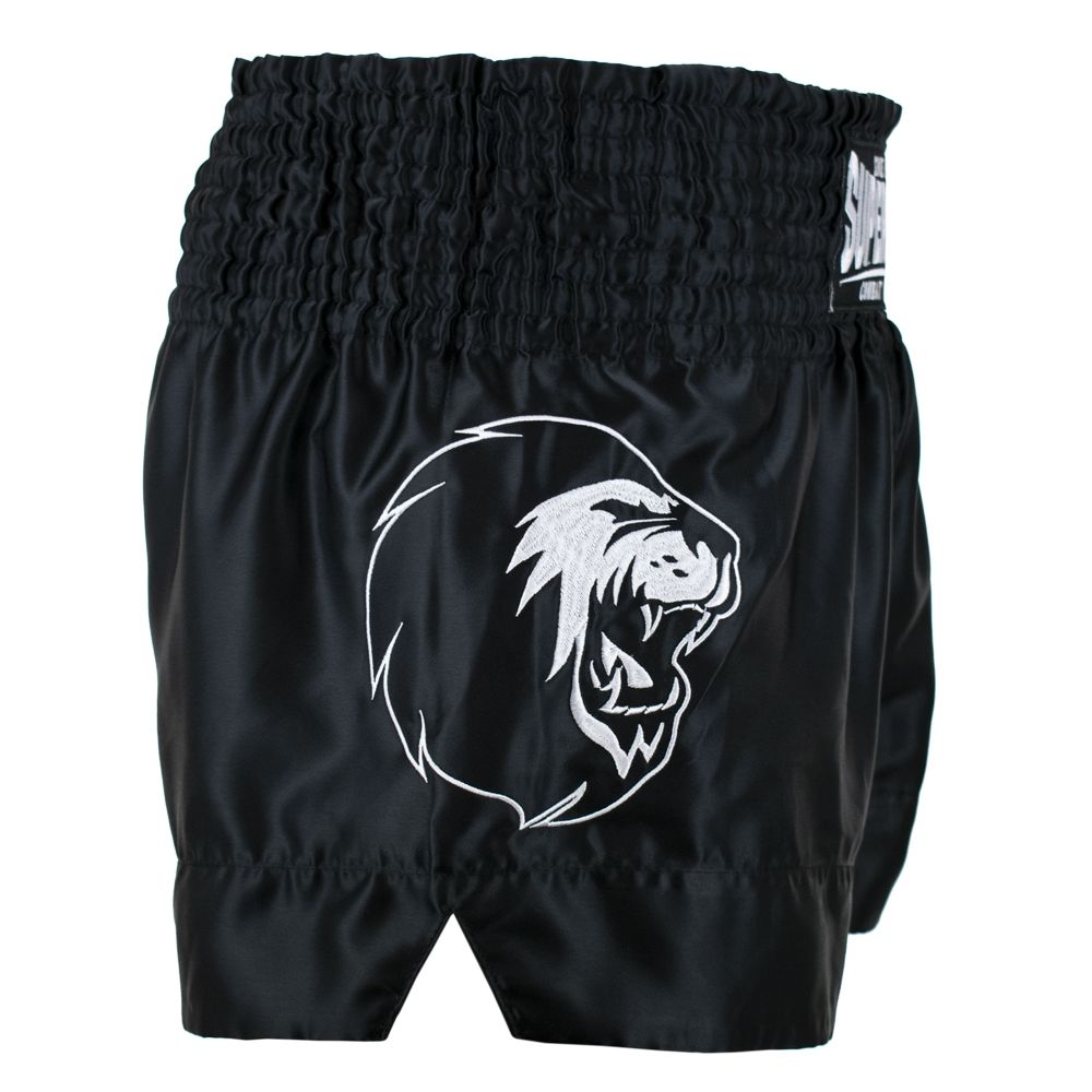 Super Pro Combat Gear Kickbox-Shorts - Thai- und Kickbox-Shorts Hero - Schwarz / Weiß Super Pro Combat Gear Kickbox-Shorts - Thai- und Kickbox-Shorts Hero - Schwarz / Weiß