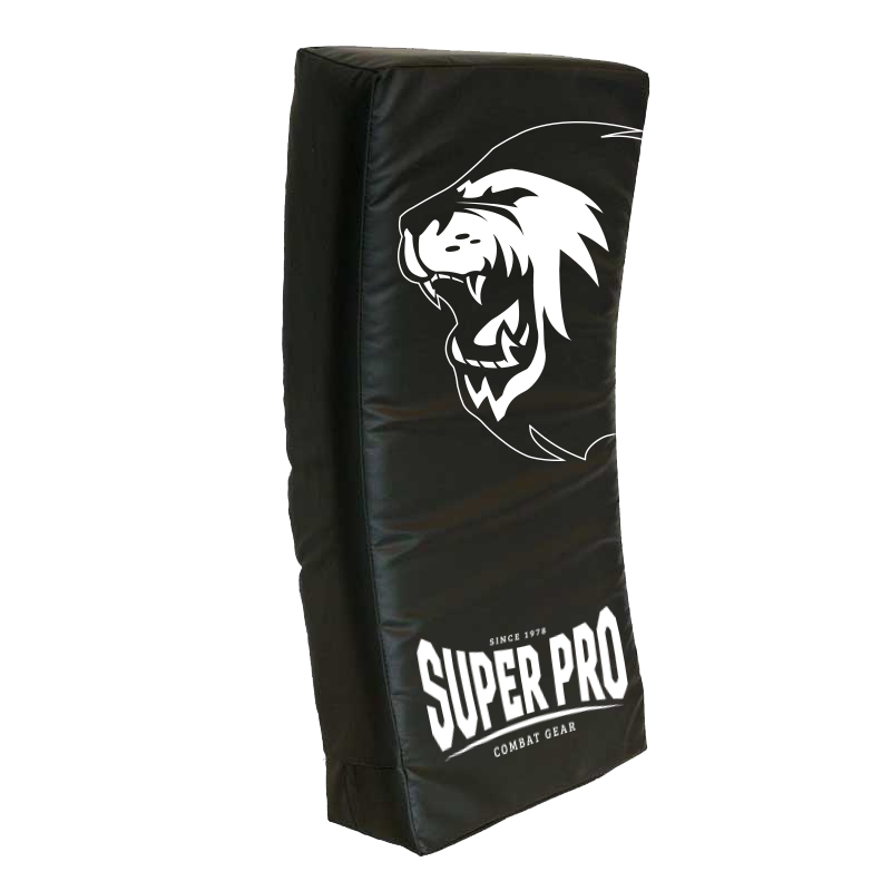 Super Pro Combat Gear Schlagpolster - Gebogenes Trittkissen - Schwarz