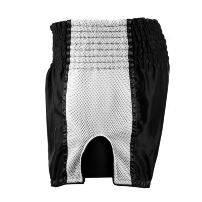 Super Pro Combat Gear Kickbox-Shorts - Thai- und Kickboxshort Brave - Schwarz / Weiß Super Pro Combat Gear Kickbox-Shorts - Thai- und Kickboxshort Brave - Schwarz / Weiß