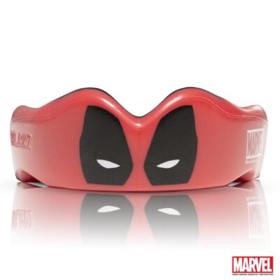 SAFEJAWZ Mund- und Zahnschutz - Extro Marvel Deadpool - Rot / Schwarz