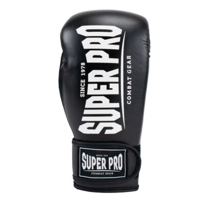 Super Pro Combat Gear Boxhandschuhe - Champ - Schwarz / Weiß