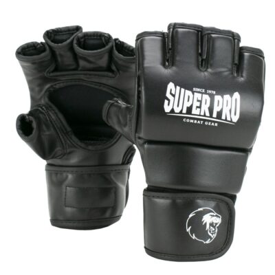 Super Pro Combat Gear MMA-Handschuhe - Brawler - Schwarz / Weiß Super Pro Combat Gear MMA-Handschuhe - Brawler - Schwarz / Weiß