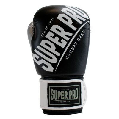 Super Pro Combat Gear Boxhandschuhe - Rebel - Grau / Schwarz / Weiß