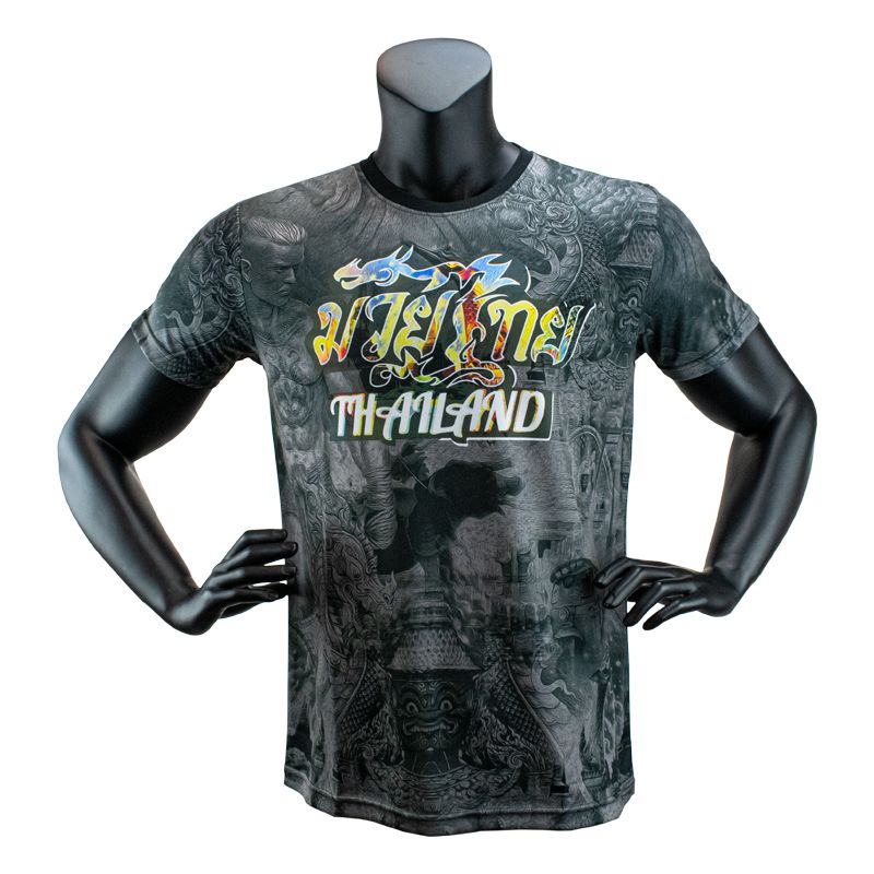 Super Pro Combat Gear T-Shirt - Pattaya Made In Thailand - Schwarz / Gelb Super Pro Combat Gear T-Shirt - Pattaya Made In Thailand - Schwarz / Gelb