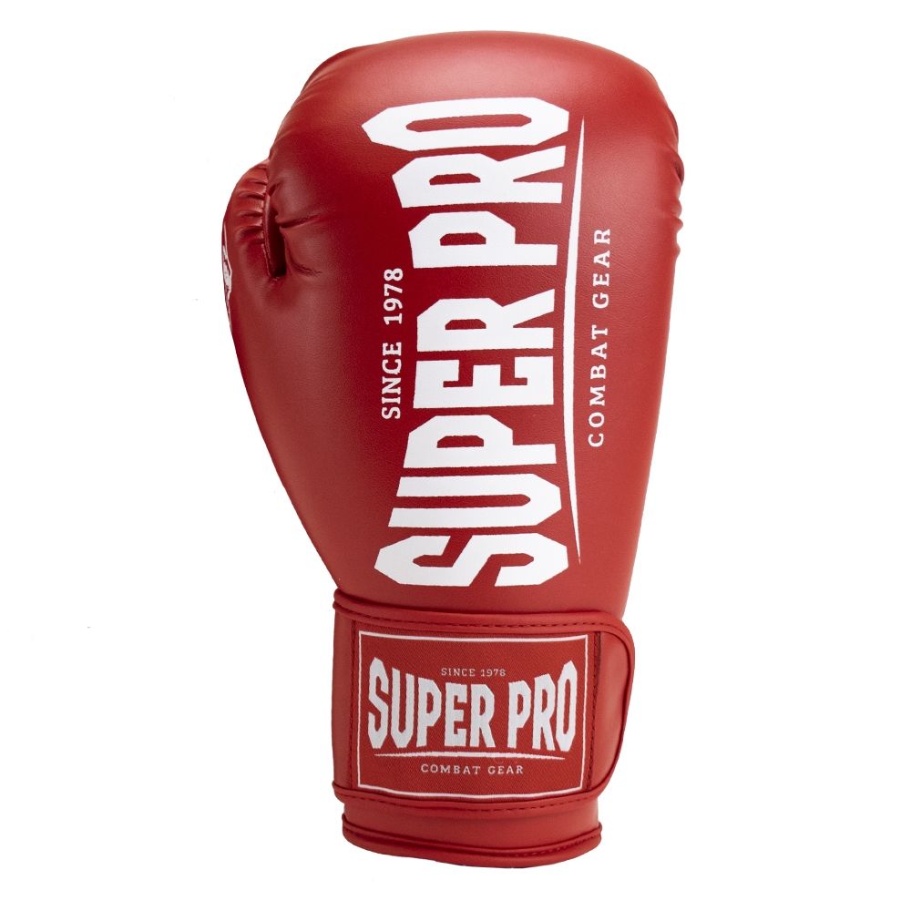 Super Pro Combat Gear Boxhandschuhe - Champ - Rot / Weiß Super Pro Combat Gear Boxhandschuhe - Champ - Rot / Weiß