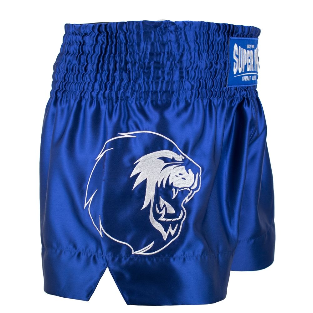 Super Pro Combat Gear Kickbox-Shorts - Thai- und Kickbox-Shorts Hero - Blau / Weiß Super Pro Combat Gear Kickbox-Shorts - Thai- und Kickbox-Shorts Hero - Blau / Weiß