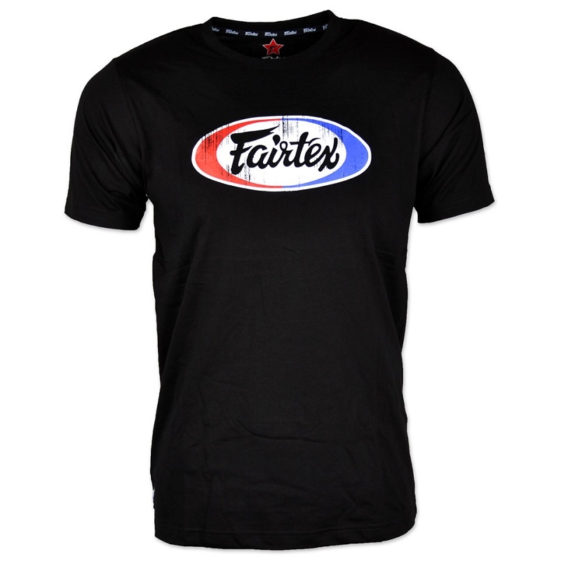 Fairtex T-Shirt - Vintage - Schwarz