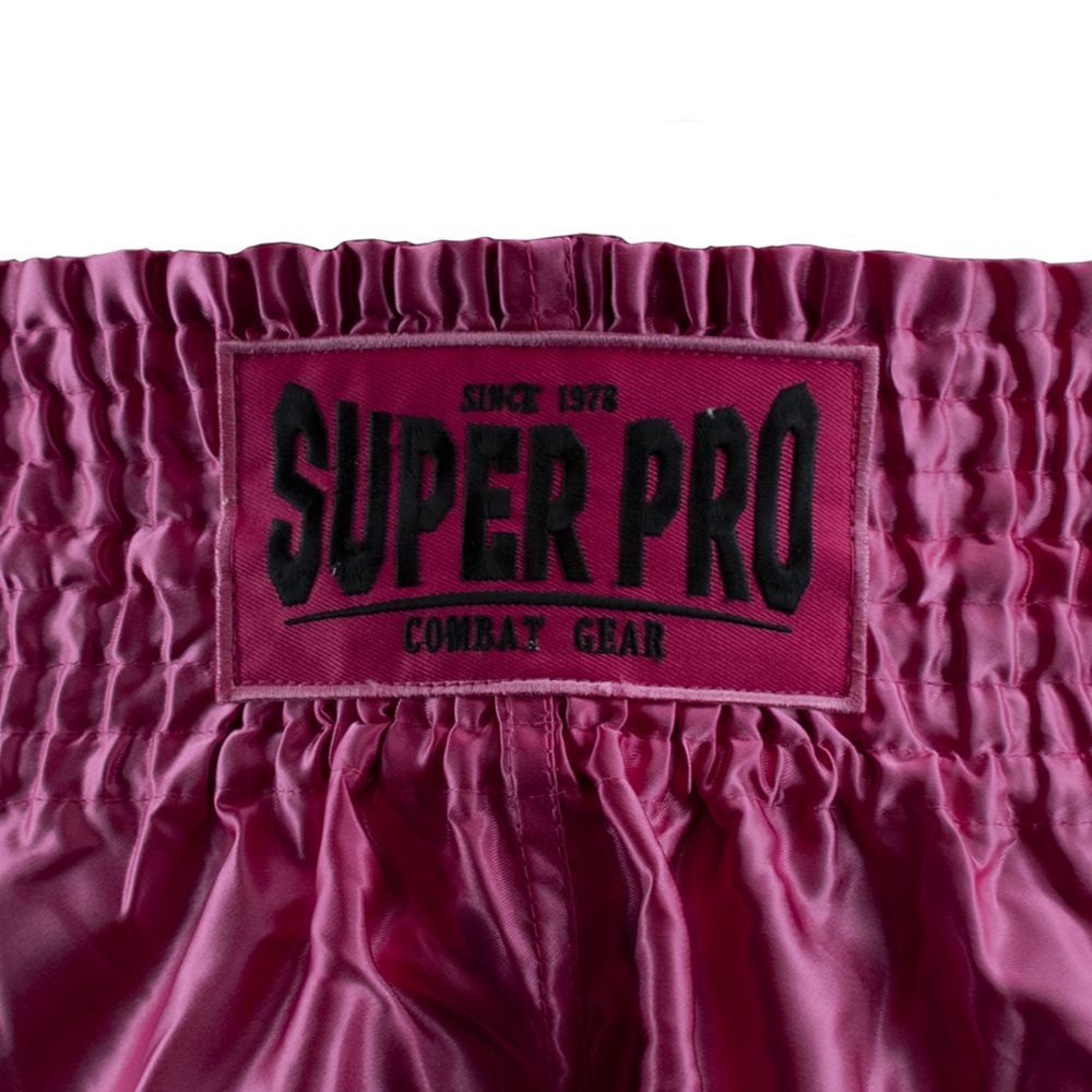 Super Pro Combat Gear Kickbox-Shorts - Thai- und Kickbox-Shorts Hero - Rosa / Schwarz Super Pro Combat Gear Kickbox-Shorts - Thai- und Kickbox-Shorts Hero - Rosa / Schwarz