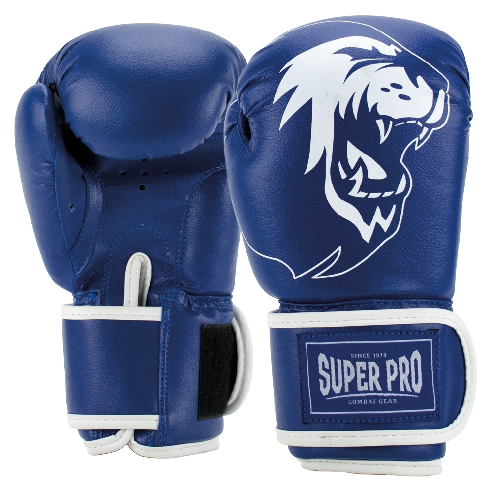 Super Pro Combat Gear Boxhandschuhe - Talent - Blau