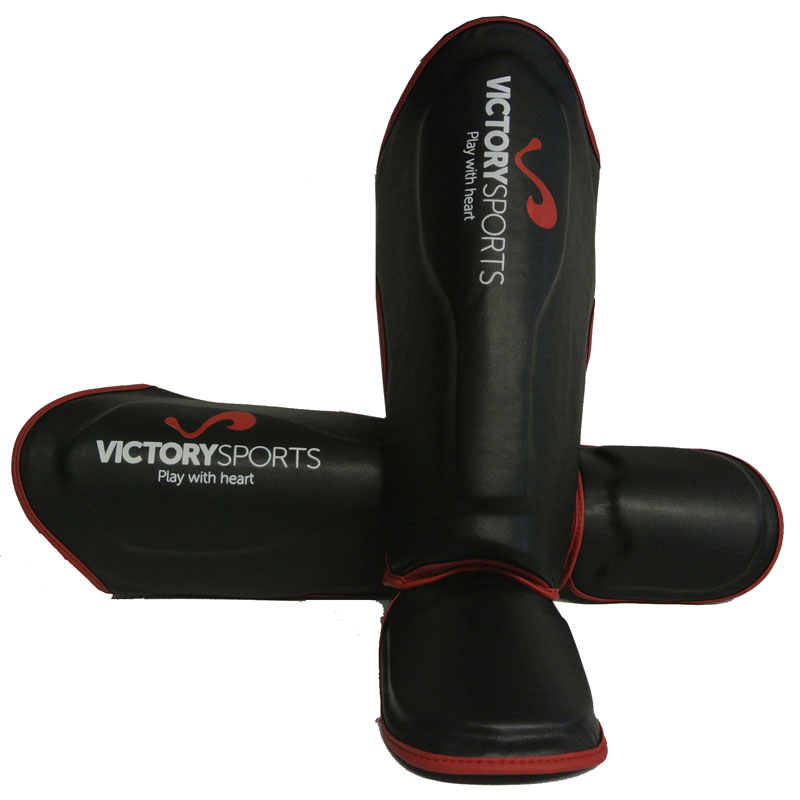 Victory Sports Schienbein- und Spannschutz - Protect - Rot